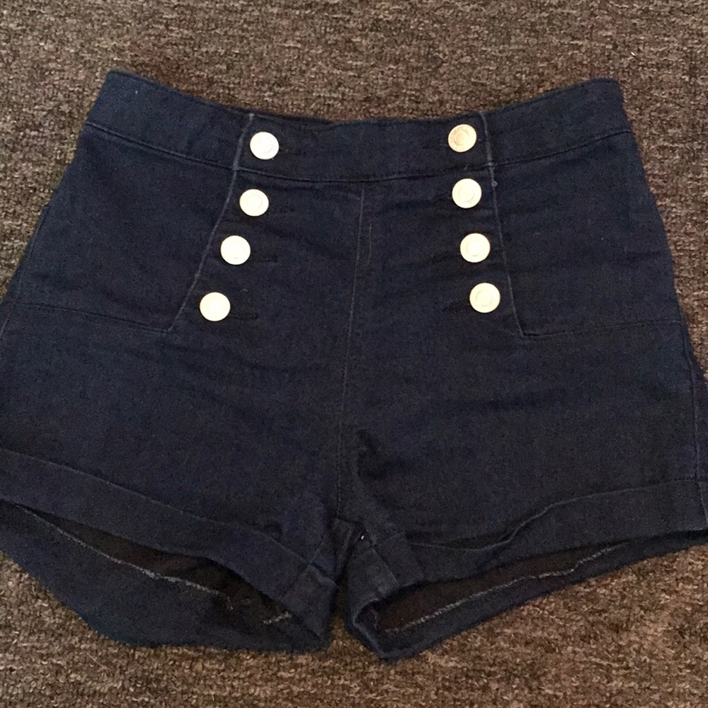 Navy blue shorts